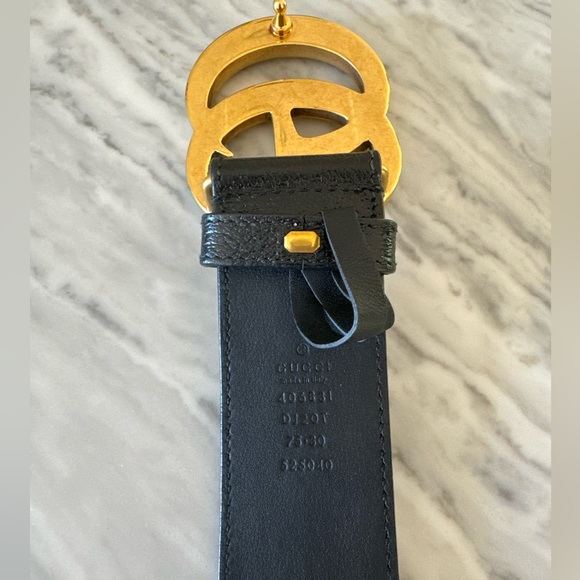 GUCCI GG MARMONT 2015 RE-EDITION WIDE BELT - Picture 2 of 2
